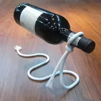 Creative Personality Fashion Wine Bottle Holder Suspended Wrought Iron Rope Chain Wine Bottle Holder Snake Ornament Decoration