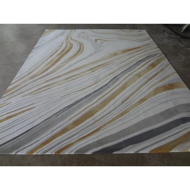 Moderne einfache chinesische gestreifte Tinte Malerei Modell Zimmer Villa Wohnzimmer Couchtisch Sofa Teppich