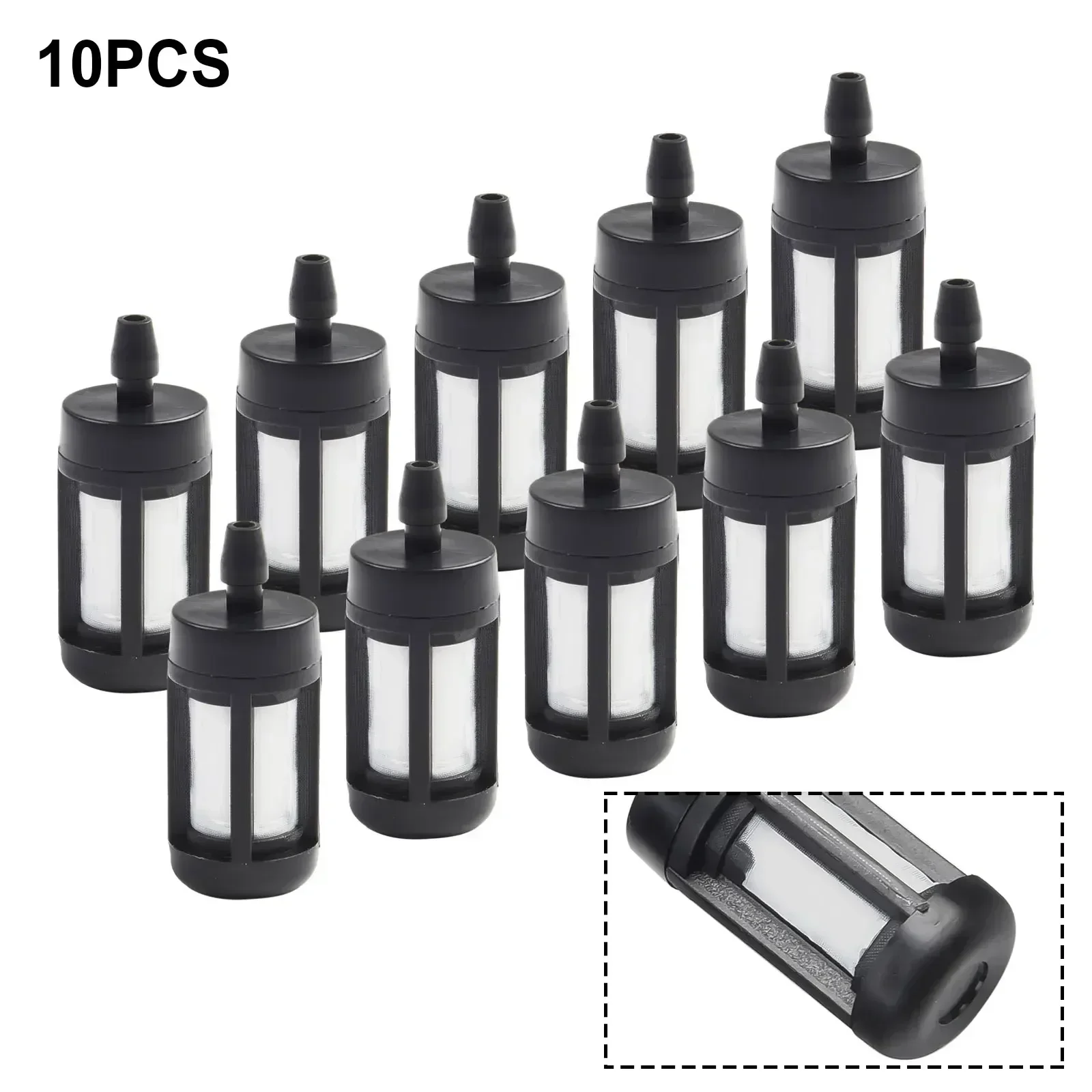 10pcs Fuel Petrol Tank Filters For STIHL FS120 F 00 F 50 FS300 For ZAMA ZF-1 ZF1 For POULAN Trimmer Brush Cutter Fuel Filters