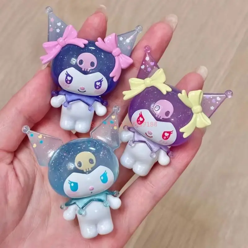 Toptoy Sanrio My Melody & Kuromi Mini figuras bolsa sorpresa estilo Ramune caja ciega Kawaii decoración de escritorio juguete coleccionable para niñas