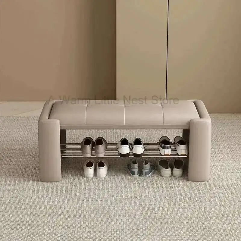 

Shoe Stool Modern Simple Change Designer Nordic Relaxing Step Stool Design Unique Aesthetics Living Room Muebles Home Furniture