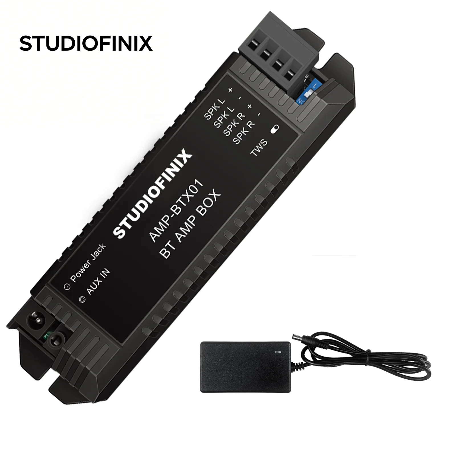 

STUDIOFINIX 2-канальный мини-усилитель 5.1 Bluetooth для пассивных колонок TWS AUX, замена для настенных, потолочных и полочных колонок