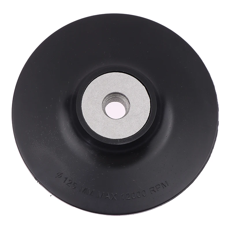 High Quality 4-7\'\' Resin Fiber Backing Pad Disc Backing Pad Tool 12200 RPM Steel Paper Tray For Angle Grinder Replacement