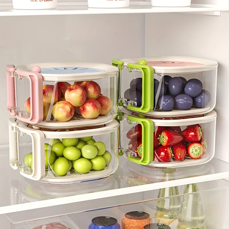 Multifunktionale Obst- und Gemüsewaschschüssel mit Sieb, Multifunktionaler Obst- und Gemüsewäscher, Beerenbehälter, Salatbehälter – Detail 7
