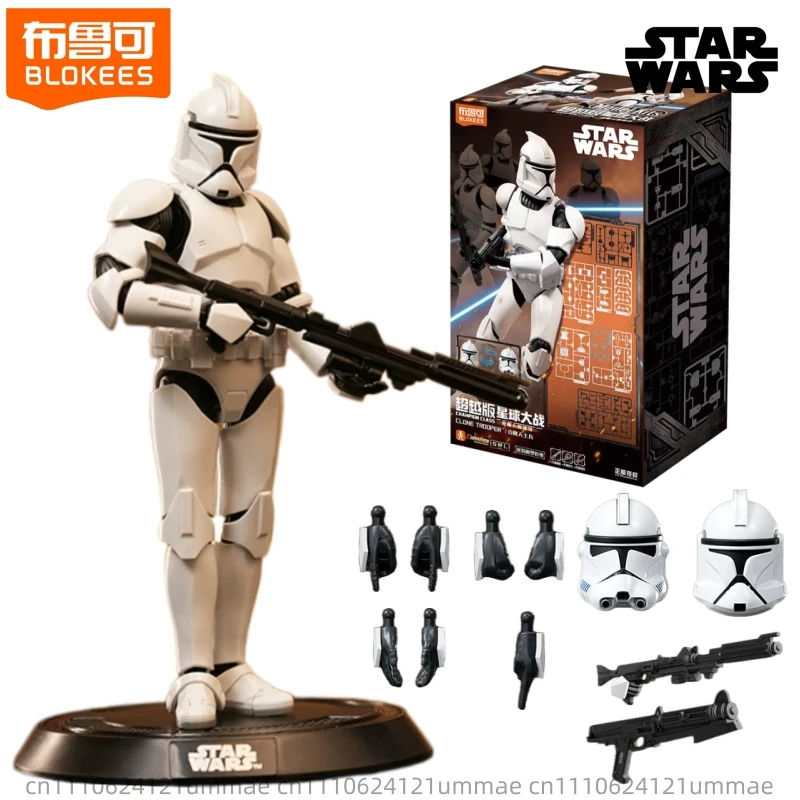 BLOKEES Star Wars Baustein-Figur Beyond Anakin Skywalker CLONE TROOPER Zusammensteckbares Modell Ornament Spielzeug Sammlerstück Geschenk