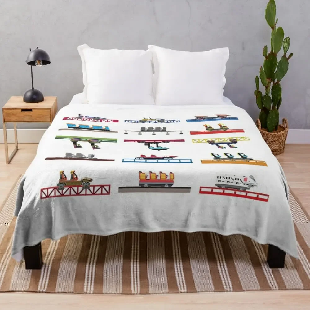 Ce_dar Point Coa_ster Cars Throw Blanket Bed Fashionable Decorative Throw Bed linens Blankets