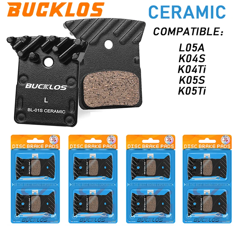 BUCKLOS Fahrrad Hydraulische Bremsbeläge Für L05A K04S K05S Keramik Fahrrad Bremsen Pads Wärmeableitung Straße Mountainbike Pad
