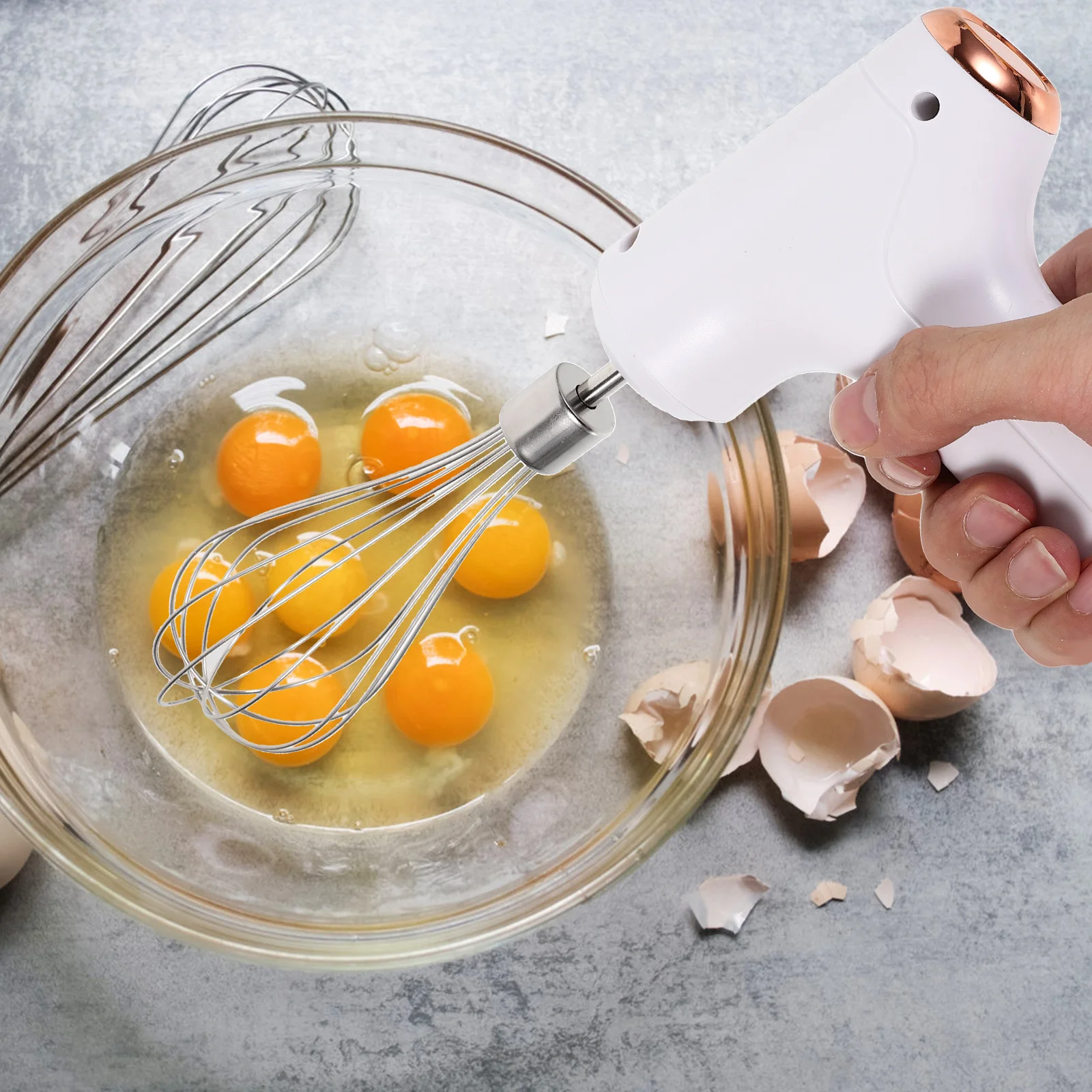 

Electric Handheld Mixer Multi-Function Whisk For Egg Milk Frothing Lightweight Quiet Blender Household Coffee Tool Kitchen