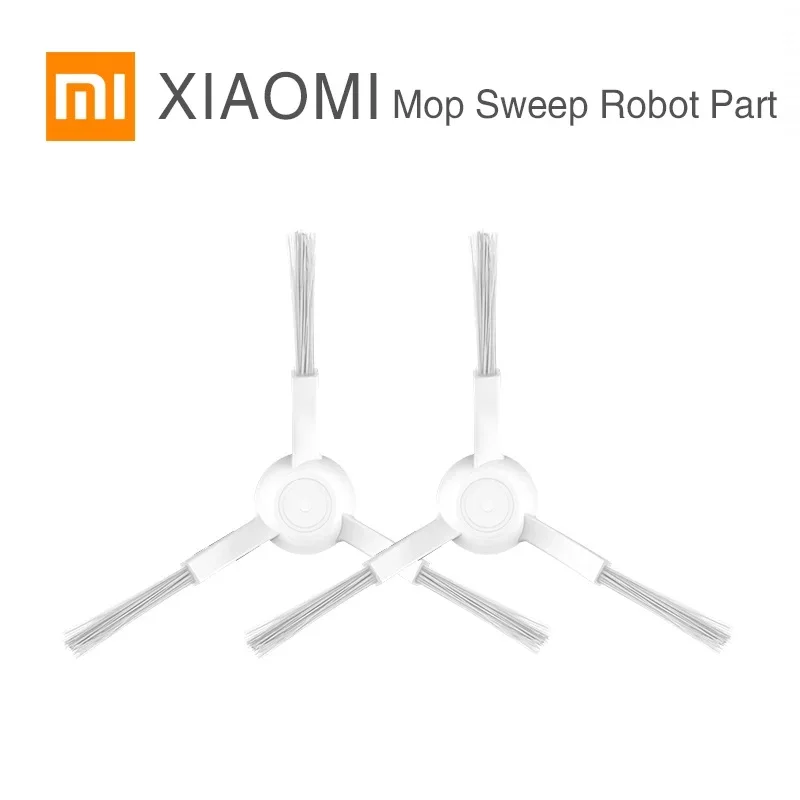 XIAOMI Mi-Aspirateur Robot Mop P/STYTJ02YM, Pièce de Rechange Originale, Brosse Latérale Noire et Blanche