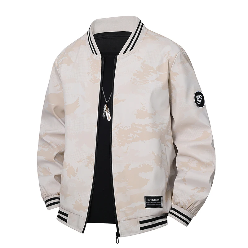 2025 신상 봄버 재킷 남성 캐주얼 슬림핏 야구 남성 재킷 신상 가을 패션 고품질 남성 재킷