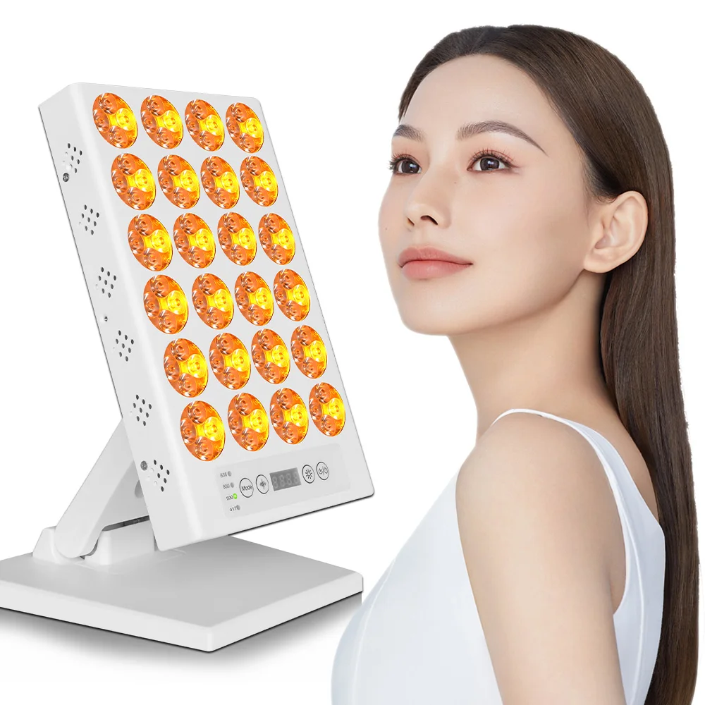 Dispositif multifonctionnel de panneau de thérapie par la lumière rouge, photon, lampe de thérapie par la lumière LED portable, 417nm, 590nm, 630nm, 850nm