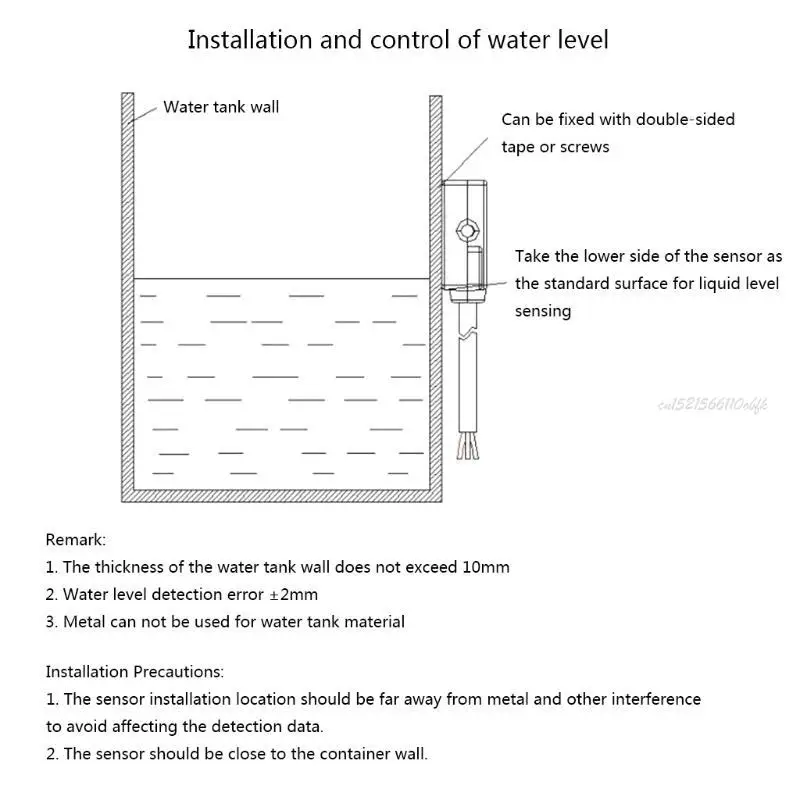 27RB Датчики уровня воды Автоматический контроль. Неконтактный уровень жидкости в воде для резервуара