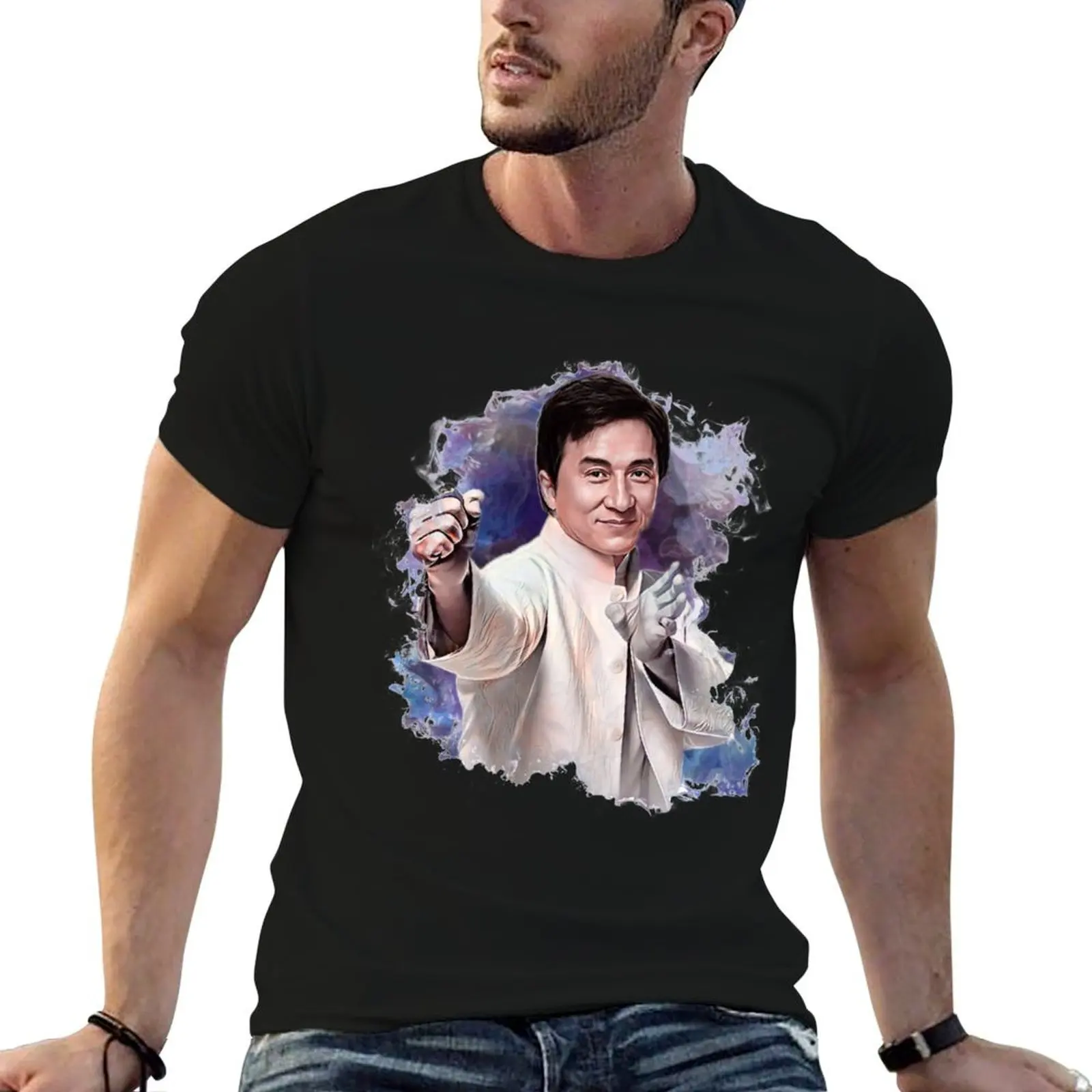 

love jackie chan T-Shirt t shirts for man pack cotton t shirt for man 100 percent cotton man t shirt luxury T-Shirt