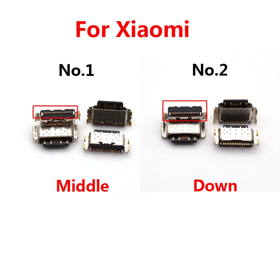 2-10pcs USB Charging Dock Connector For Xiaomi Poco M5/M5S/X4 GT/M4 Pro 4G/X5 Pro/C40 Redmi Note12 Note 12 Pro/12T Charger Port