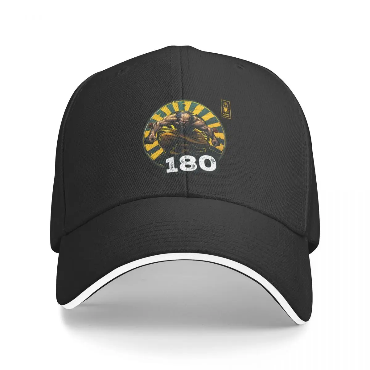 Darts 180 Onehundredandeighty Yellow Game Champ Baseball Cap New Hat Hat Baseball Cap Luxury Cap Women Caps Men's