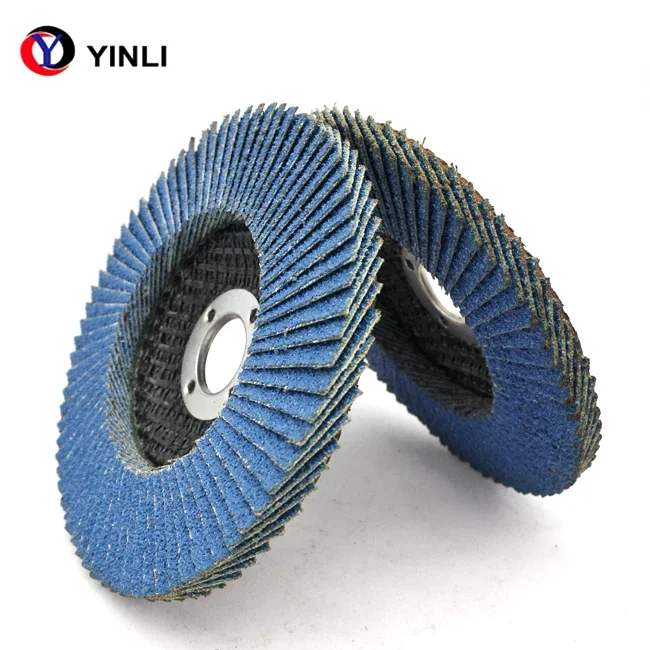 

4 1/2''*7/8'' grit 60 Abrasive Flap Disc fibre glass flap disc