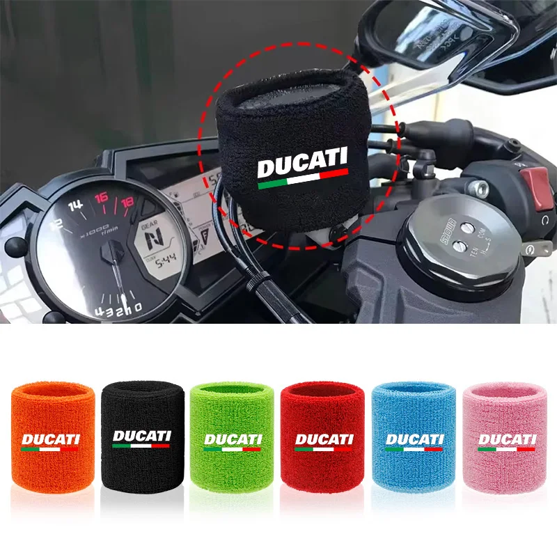 Funda protectora para depósito de aceite de freno y embrague de motocicleta, accesorios para DUCATI Monster Hypermotard 950 939 821 SP 1100 696