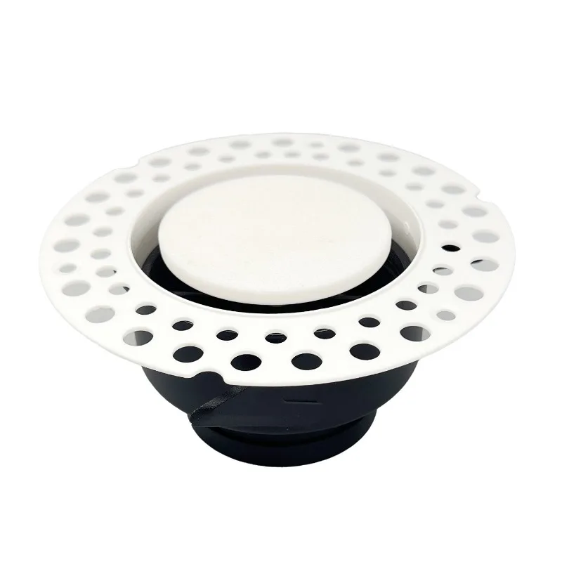 Embedded borderless fresh air trend circular filter soft wind minimalist art high-end air delivery