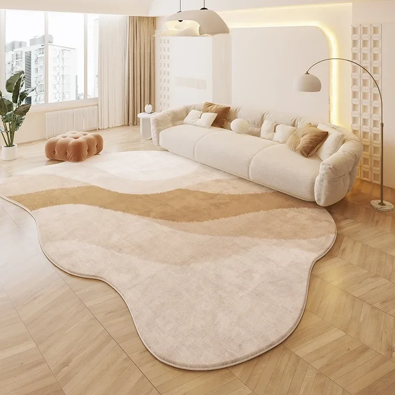 Irregular Carpet for Living Room Fashion Shape Creative Bedroom Rugs Decorative Floor Mat Area Coffee Tables Soft Fluffy Rugs
