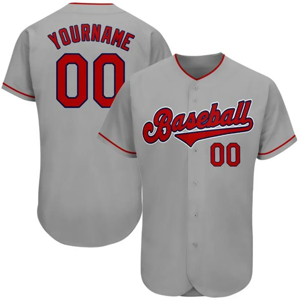 Custom Baseball Jersey Full Sublimated Team Name/Numbers Breathable Soft Wholesale Button-Down Tee Shirts for Men/Boy Fans Gift