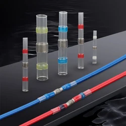 Solder Waterproof Heat shrink tubing Insulated sealed Wire Connectors Car Marine use quick Wiring terminals Cable Butt Sleeve