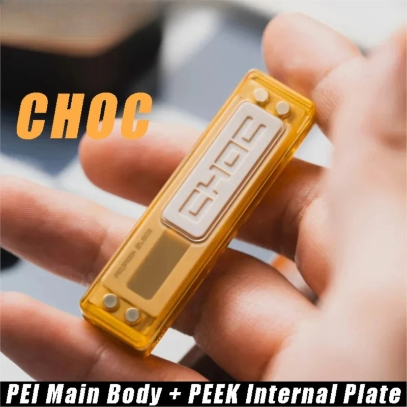 

LAUTIE “Choc” PEI Main Body PEEK Internal Plate Mechanical Fidget Slider SpyWars Series Original Zero Screw Design