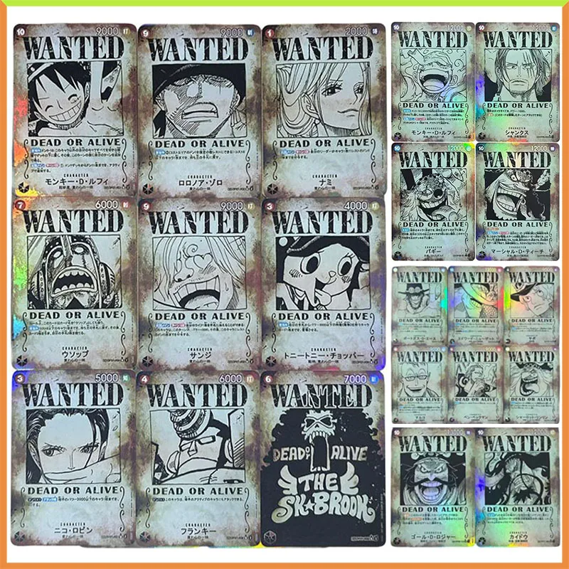 Anime DIY ACG Battle Game Collectible Card Luffy Zoro Nami Robin Shanks Ace Newgate Kaidou Sabo Sanji Toys for boy Birthday Gift