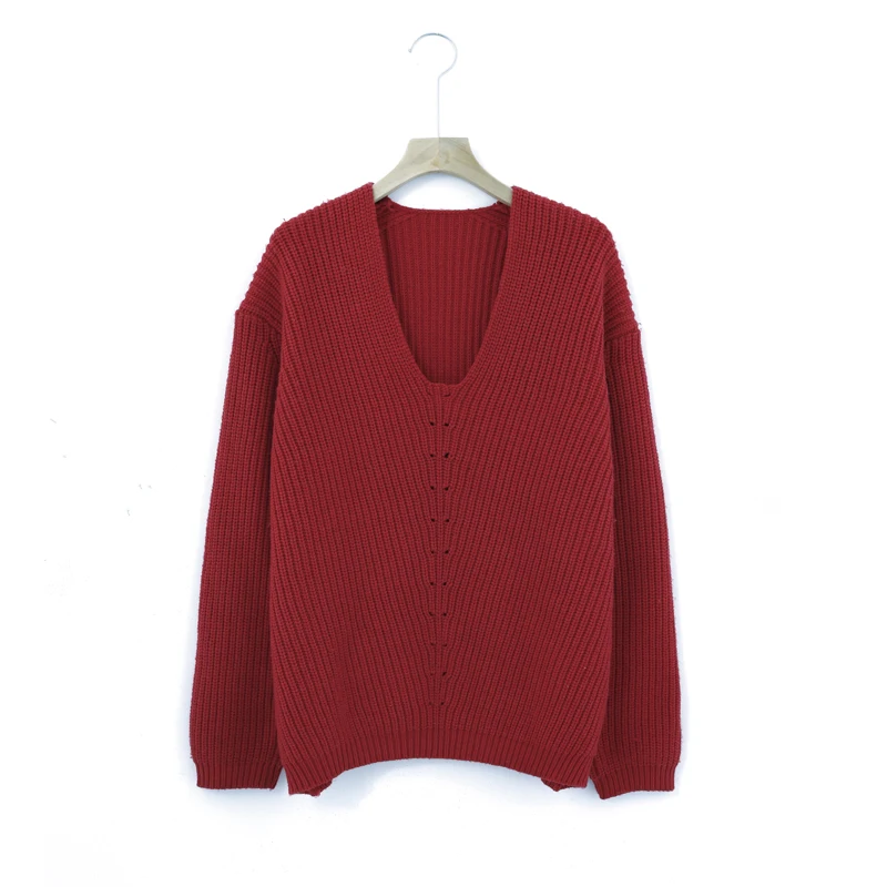 

2023 Spring Autumn Winter Casual Knit Coat Wool Long Cardigan Thick Warm Jacket