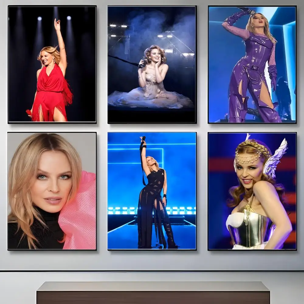 Singer K-Kylie Minogue Poster Crease Free Waterproof Durable All Space Wall Decor
