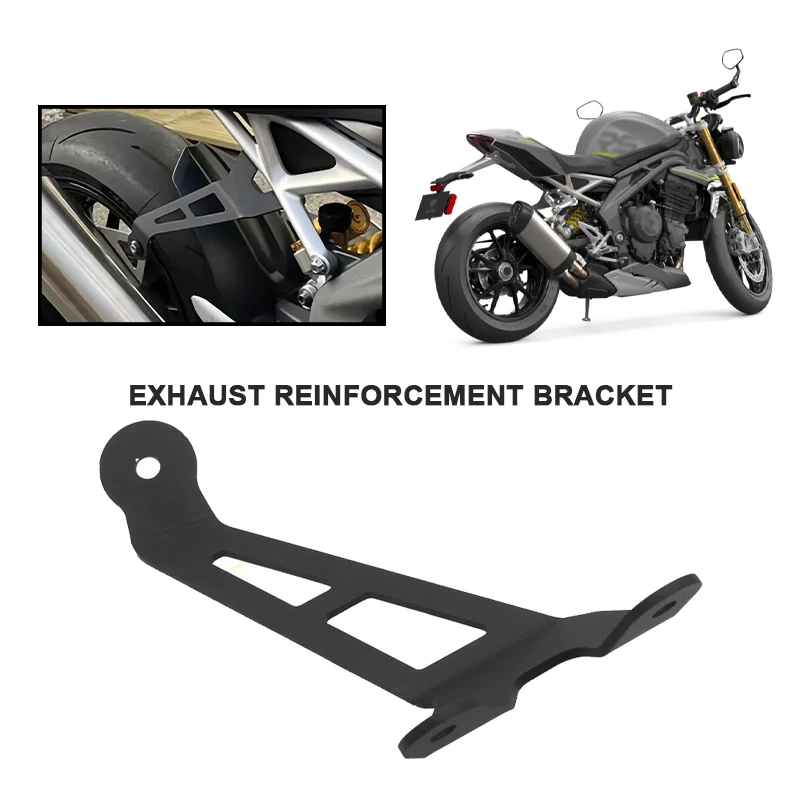 

Motorcycle Exhaust Hanger Bracket Fit For Speed Triple 1200RS 1200RR 1200 RS RR 2021 2022 Rear Foot Pegs Footrest Blanking Plate