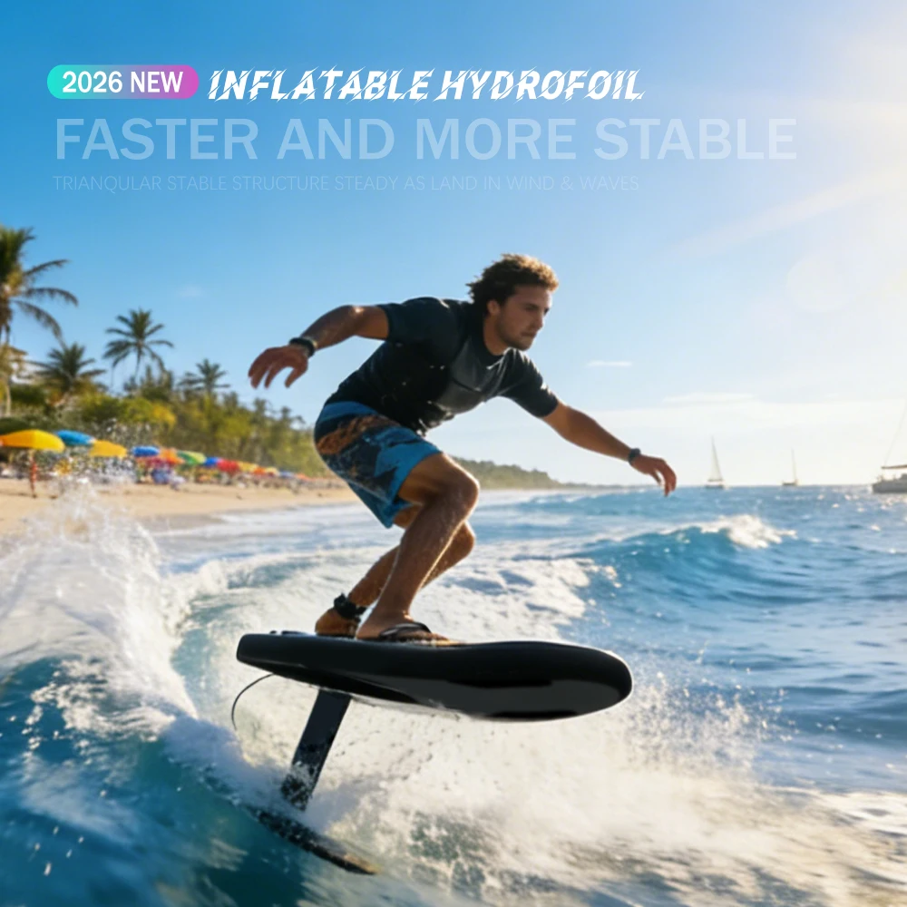 Favorite 2026 Hot Selling Eco-Friendly Unisex Expert Level Wing Foil Inflatable Hydrofoil Kite Sail Surfboard for Ocean Use