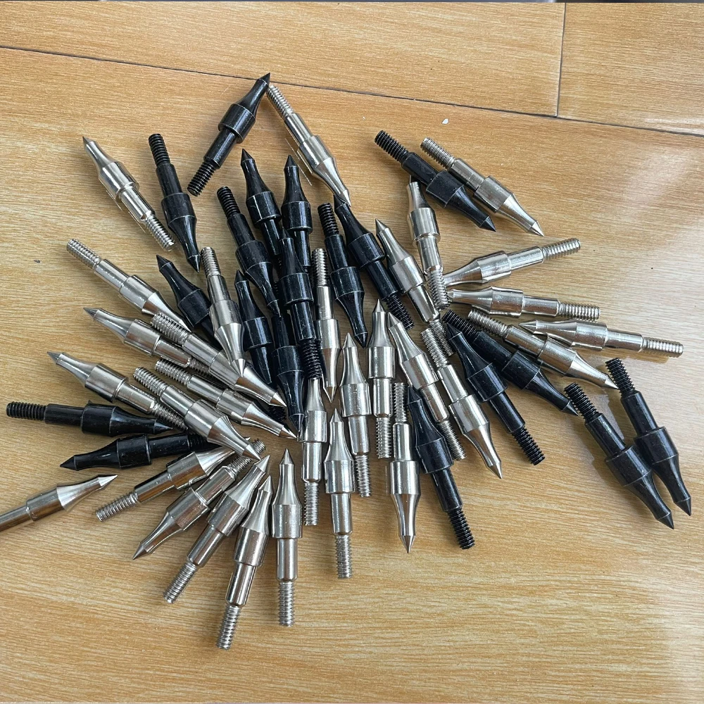 30/50 قطعة الرماية 100 الحبوب السهم نصائح السهم رئيس مع O-حلقة الفرقة نقطة تلميح ل مجمع قوس منحني الكربون السهم الهدف الصيد