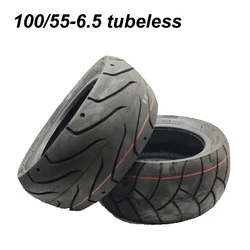 New 100/55-6.5 Tire Thickened Wear-resistant Tubeless Tyre with Air Valve for Electric Scooter Pneumatic Wheel Accessories