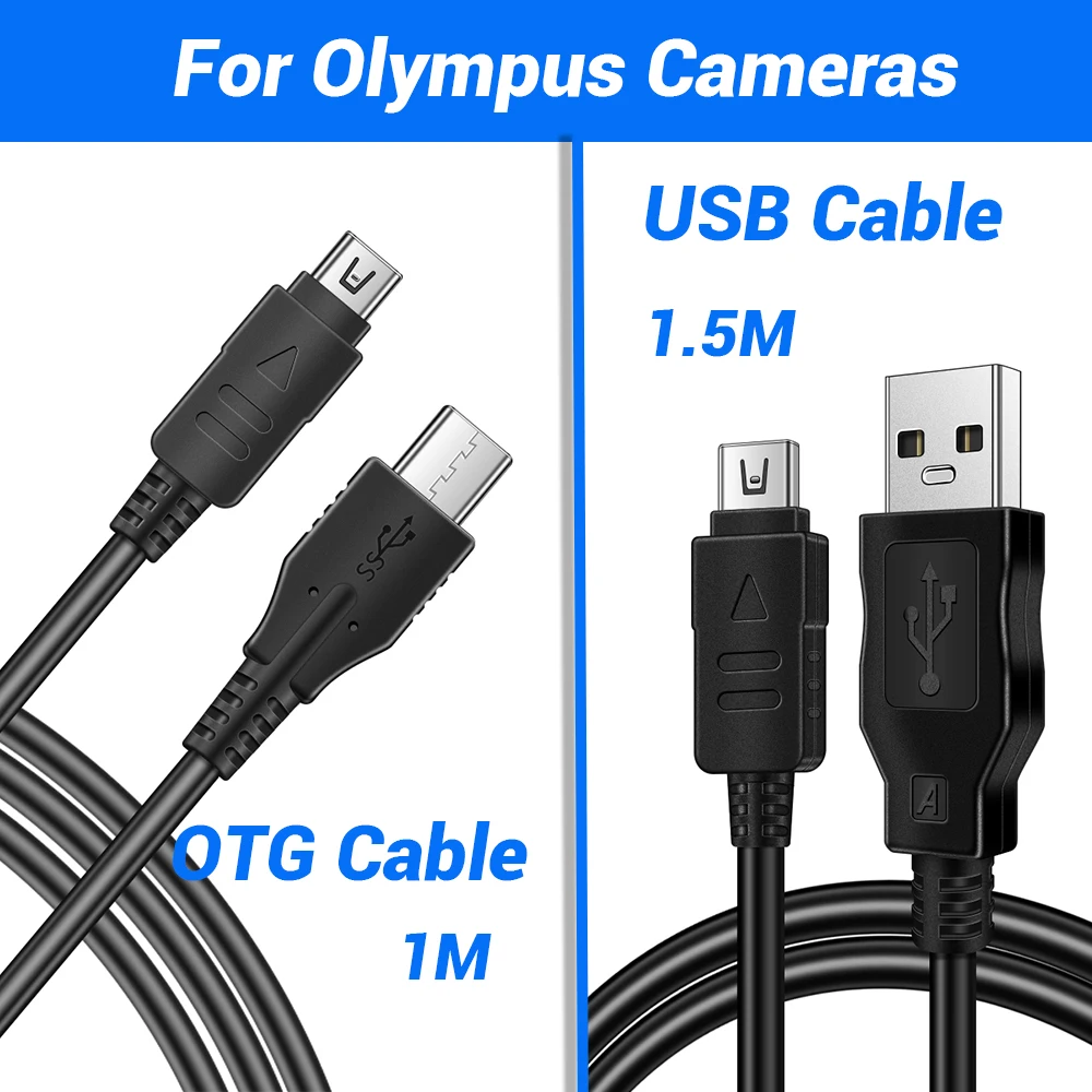 Para câmera olympus cabo de dados usb CB-USB6 12pin cabo E-PL3 e450 e400 SZ-14 u1070 SZ-31MR OM-D E-M5 TG-1 tough3000 cabo da câmera