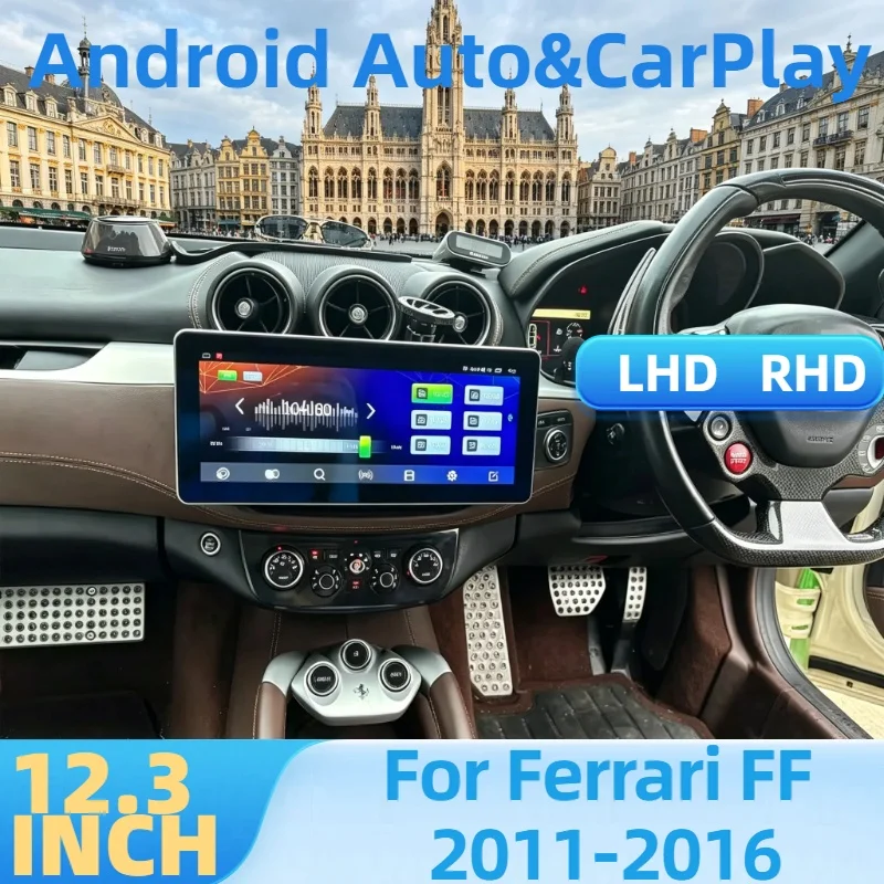LHD RHD Android14 CarPlay Auto 12.3