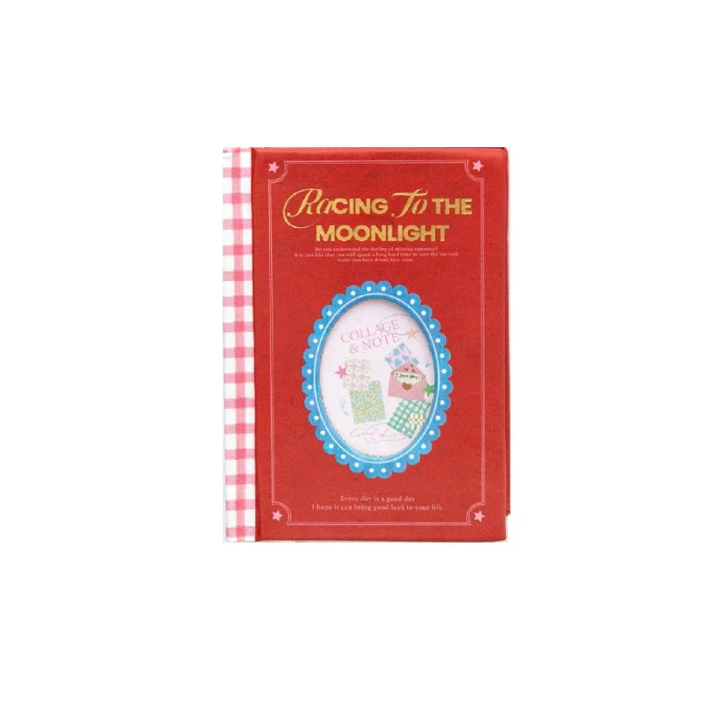 100 Stück Moonlight Wish Book Serie Notizblöcke mit Grundmuster, Notizen für Scrapbooking, Tagebuchmaterial, Collage, DIY Journal, Schreibwaren – Detail 9