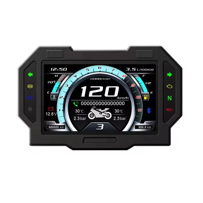 7 Inch TFT 0ZS500GY Display Motorcycle Meter LCD Digital Speedometer for Motorcycle Cyclone Motorcycle RX3S