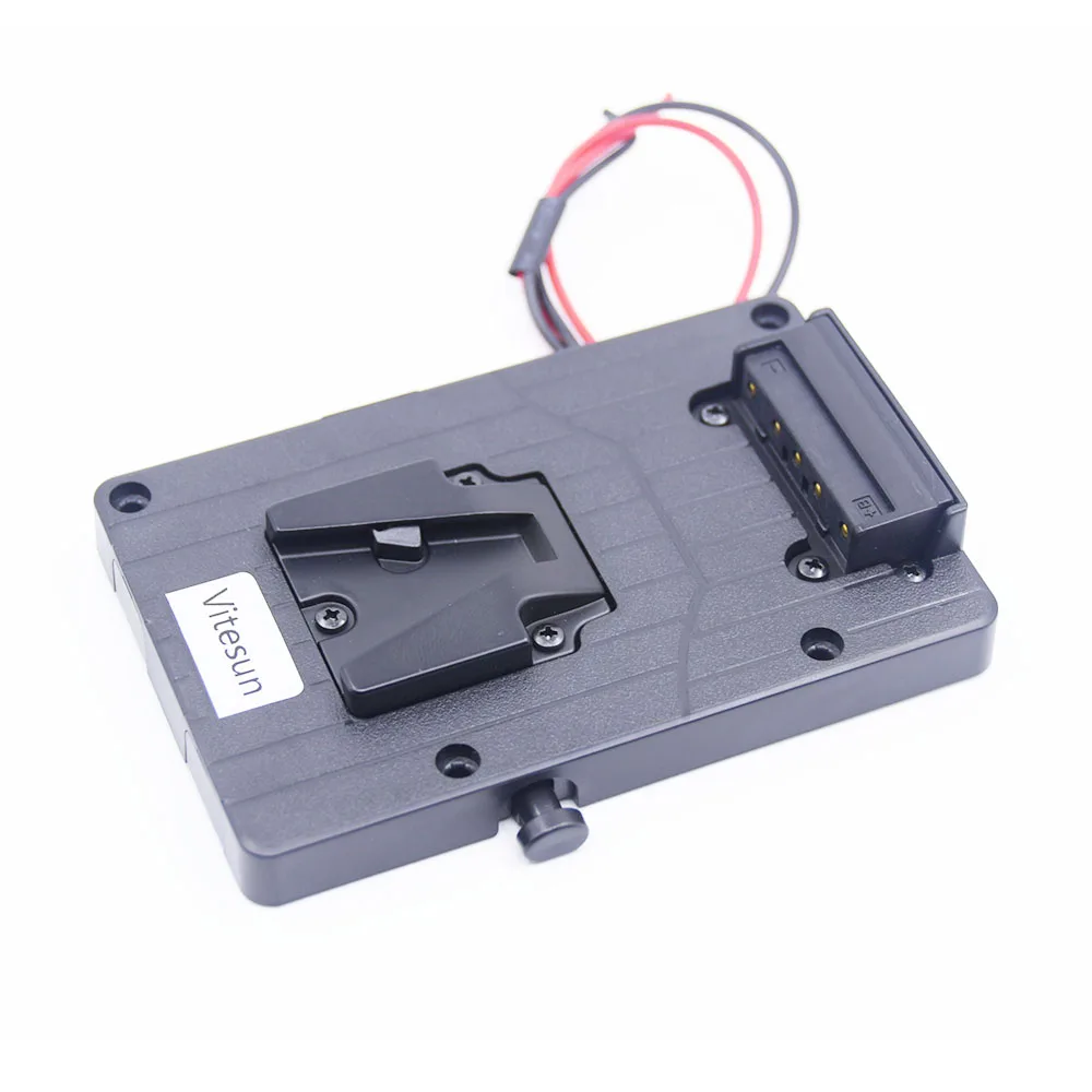 Mini V-Lock V-Mount Battery Plate Adapter D-Tap DIY Output for Sony V Mount Battery DSLR Cameras