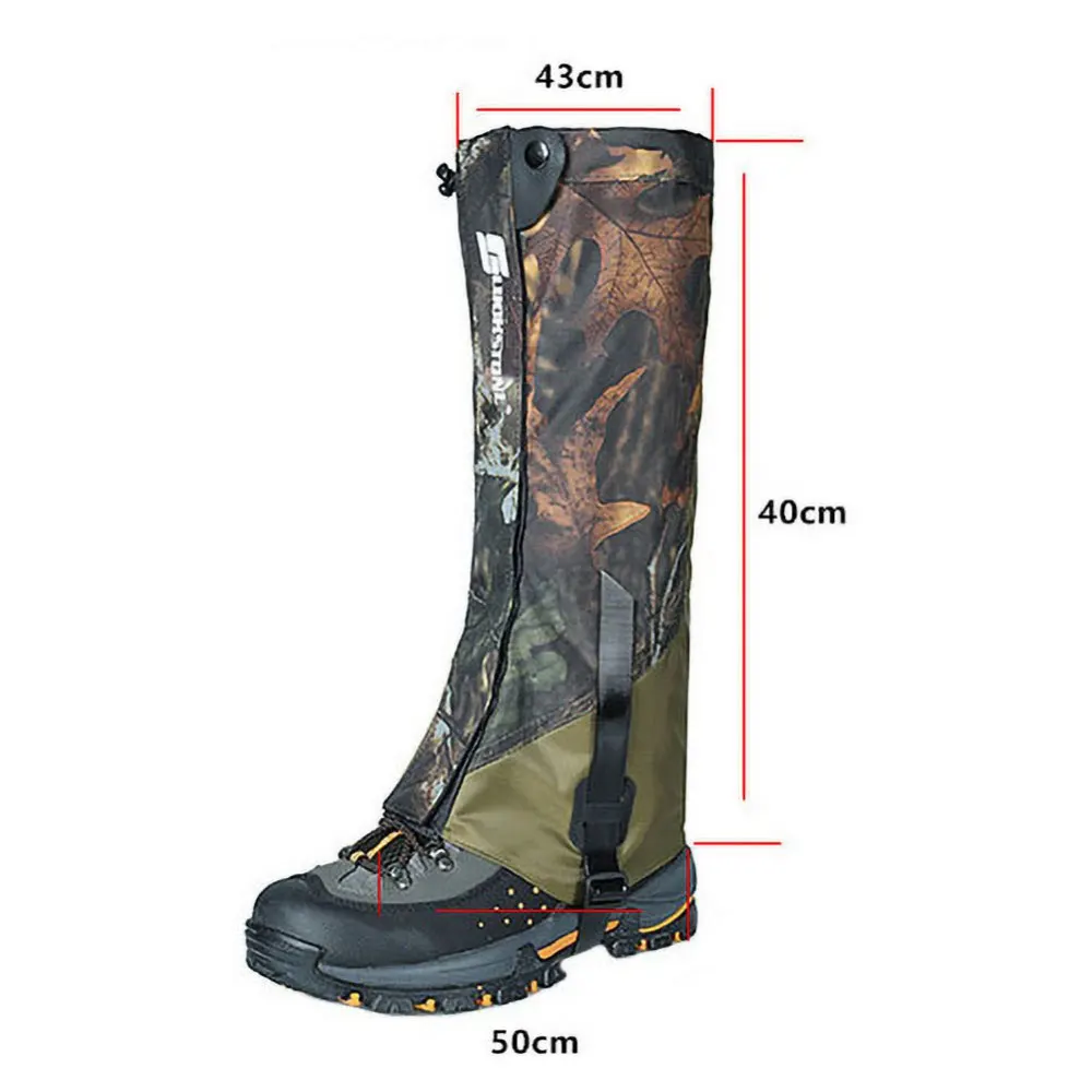 Men Women Shoe Covers Adjustable Snow Boot Gaiters Comfortable Breathable Waterproof for Hiking Walking Hunting Outdoor Camping