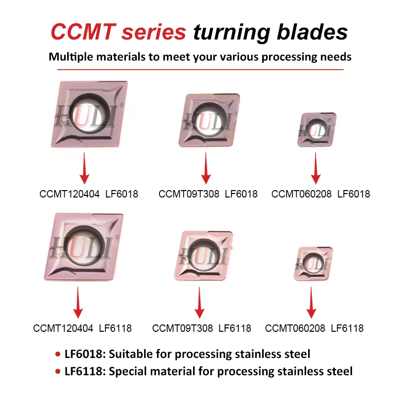 DESKAR 100% Original CCMT060204 CCMT09T304 CCMT120404 LF6018 LF6118 CNC Lathe High Quality Internal Turning Tools Carbide Insert