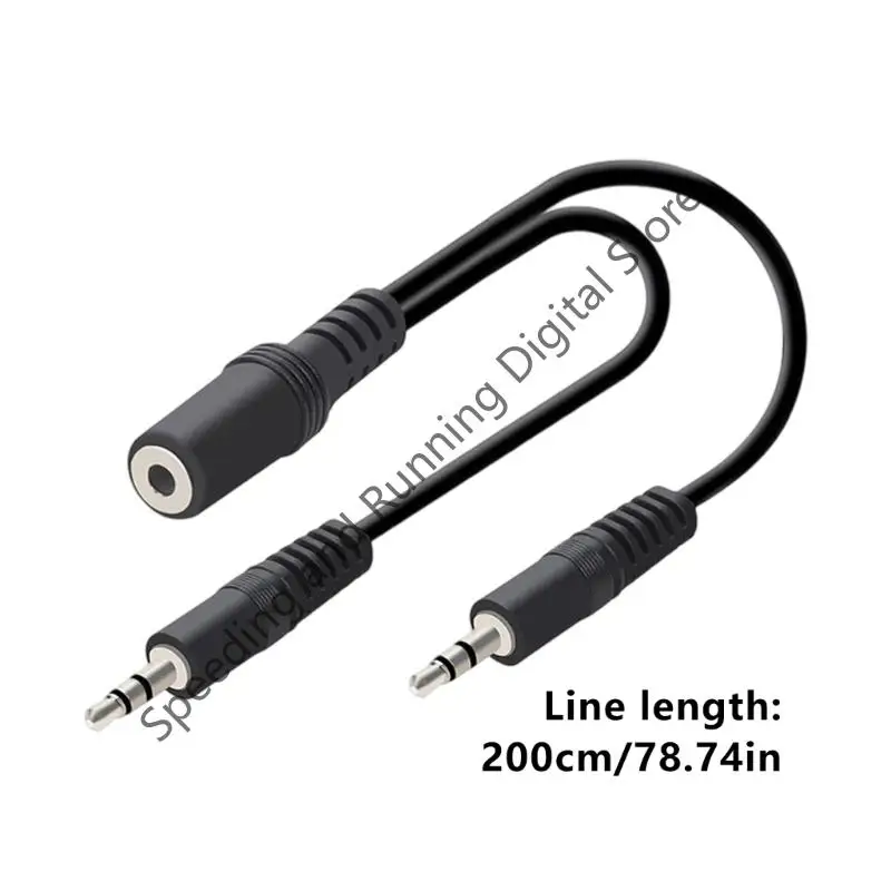 30/150/200 см 3,5 мм аудиоразветвитель для компьютера, ноутбука, разъем 3,5 мм, 1 гнездо на 2 мужских микрофона, наушников, Y-разветвитель, AUX-кабель