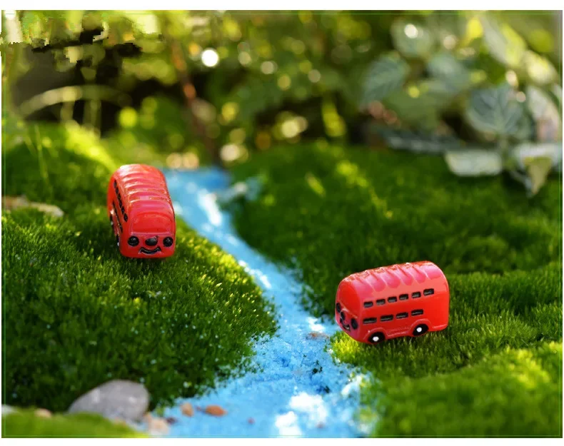 2Pcs/Lot Bus Miniat… - image