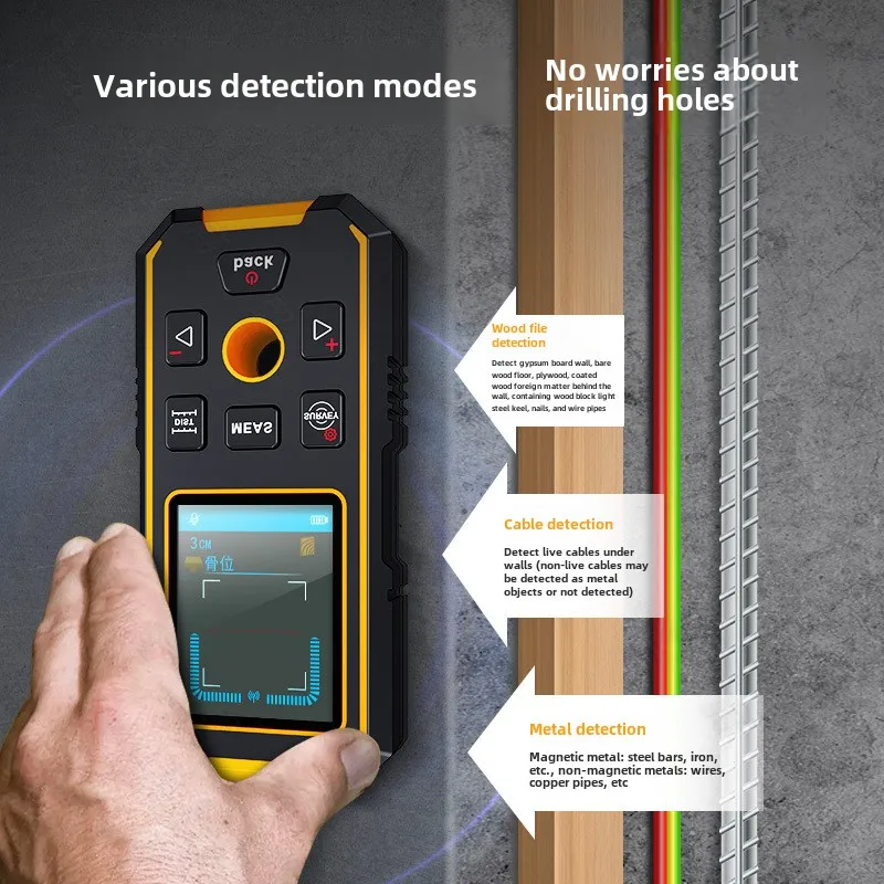 Smart Mouse NF-513 Wall Detector Pipeline Reinforced Metal Positioning Scanner Wall Wire Dark Wire Detection