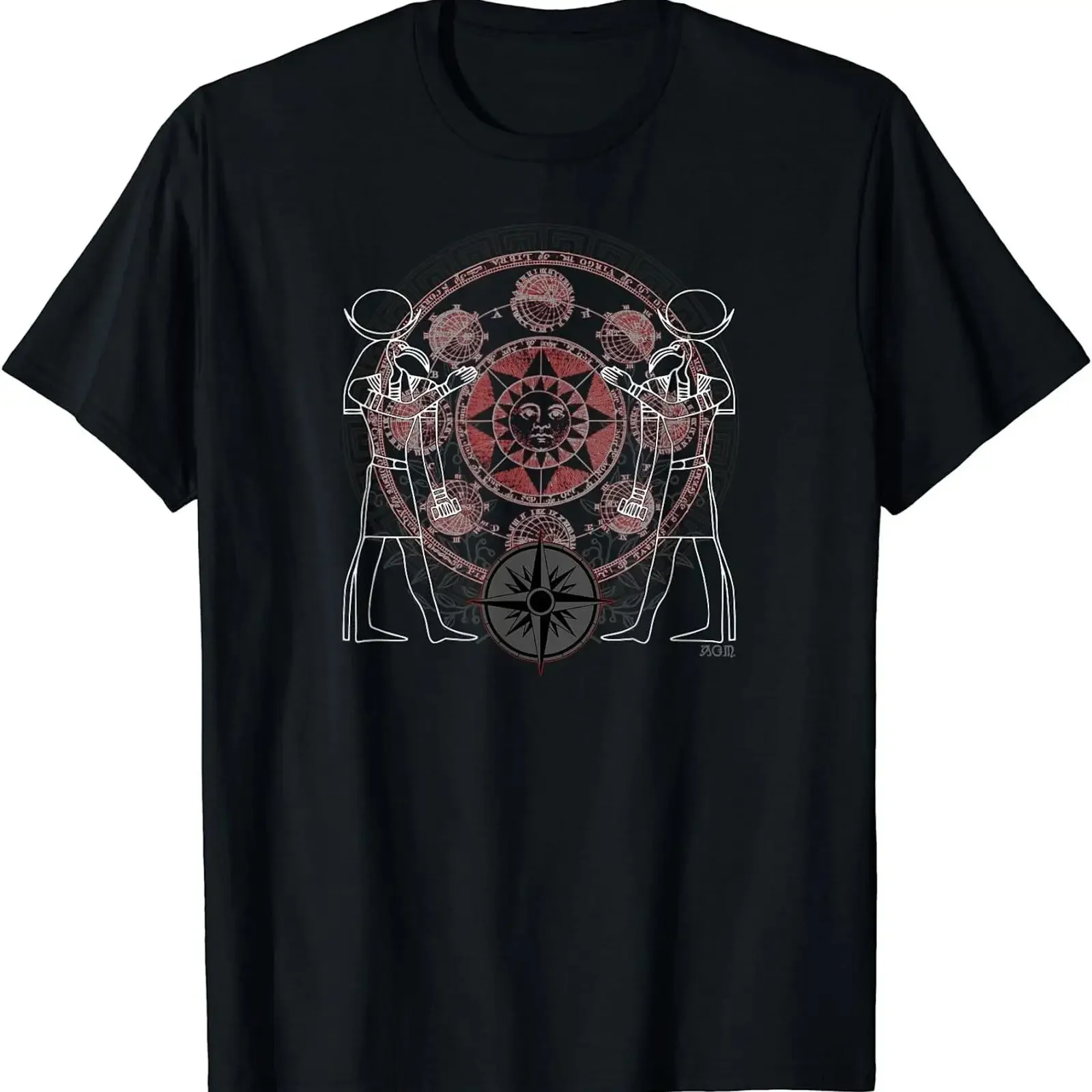 NEW LIMITED Astrology Ancient Egyptian Thoth Esoteric Sacred Geometry T Shirt S 5XL vintage Washed Versatile Slightly fashion