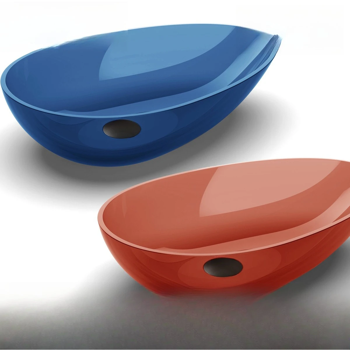 색상 투명 세면대 크리스탈 아트 세면대 B & B 컬러 세면대 가정용 투명 테이블 세면대