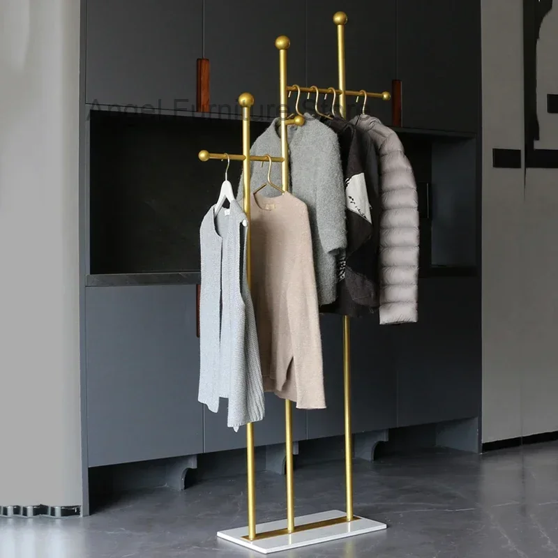 Shelf Corner Clothes Rack Gold Rail Bedroom Hanger Clothing Rack Wall Organizer Arara De Roupa Living Room Furniture