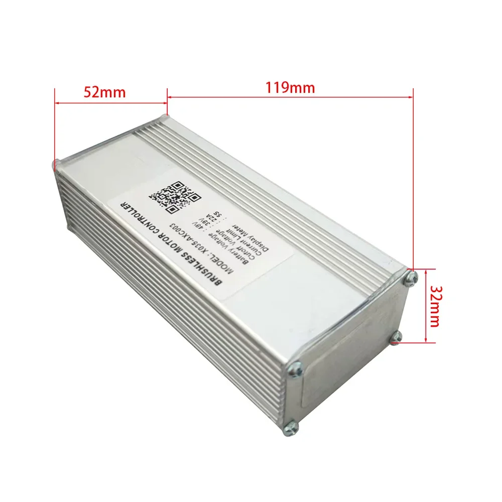 

Nulkomma Ebike Brushless Controller X035-AXC003 48V 22A Speed Parts for 5S Protocol Display Electric Scooter MTB Fat Bike
