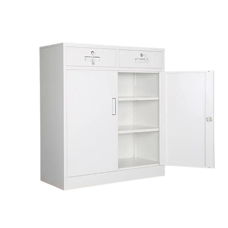 #￥Factory Directly Steel Living Room Office High Quality Modern Buffet Storage TV Nightstand Swing Door Storage Cabinet - view 5