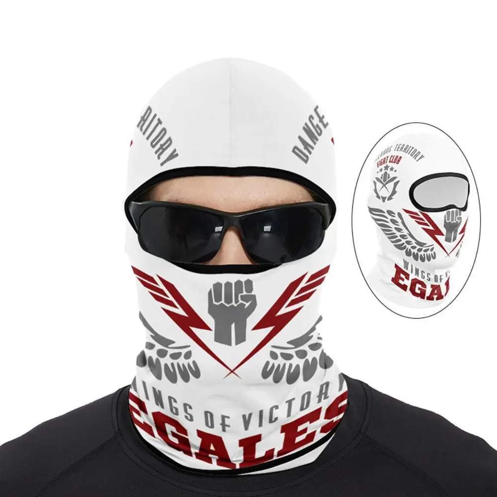 Mascarilla de motociclista con diseño divertido de calavera y boca de mono, transpirable, portátil, para ciclismo, cubre la cara por completo, ligera, de secado rápido, ideal para usar mientras se conduce.