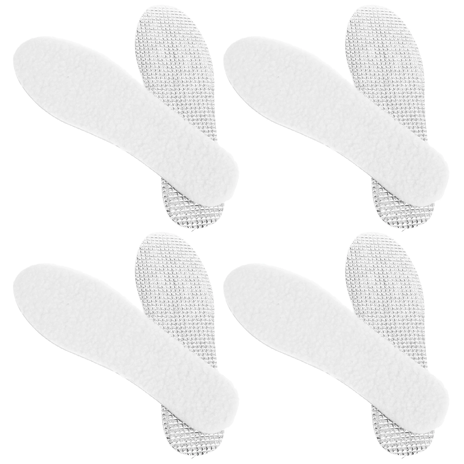 

4 Pairs Wool Insoles Winter Boots Insole Soft Breathable Beige 9 13 Sizes Winter Shoe Inserts Warm Boot Padding